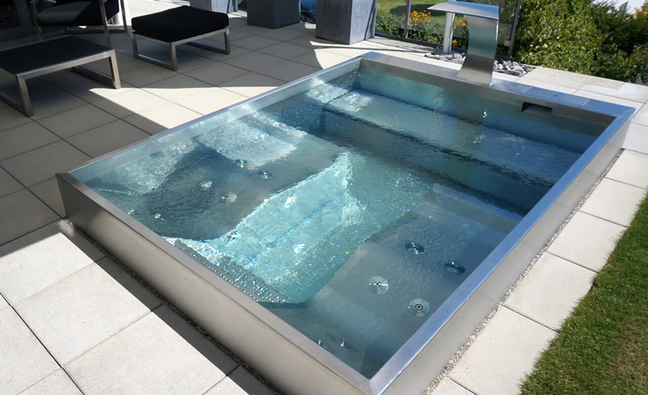 edelstahl whirlpool
