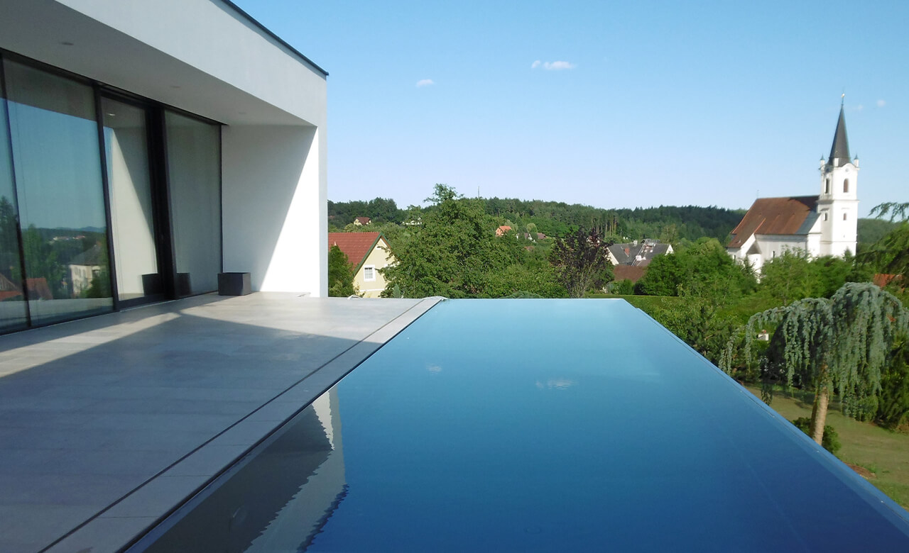 edelstahl infinitypool