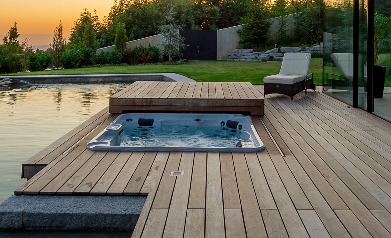 luxus pooldeck