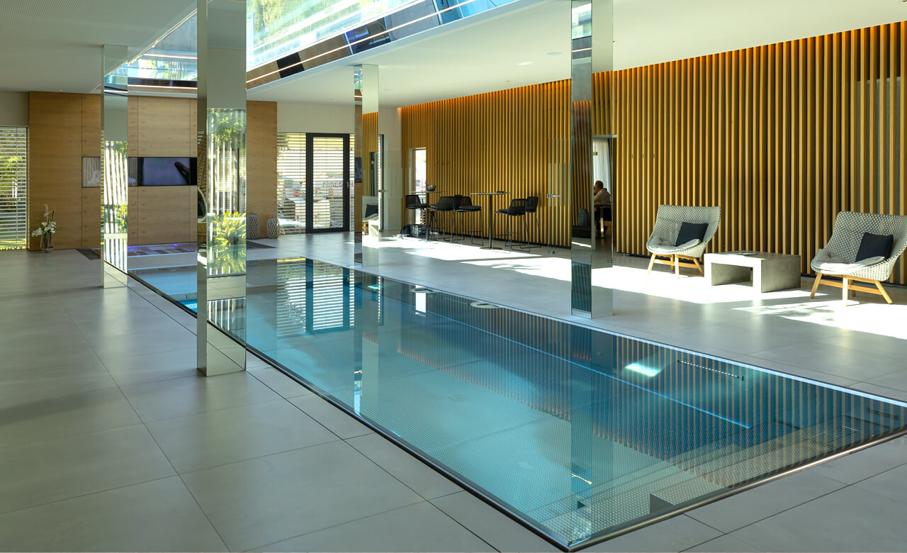 edelstahl überlaufpools